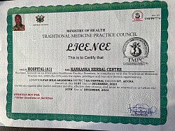 Ministry of health license